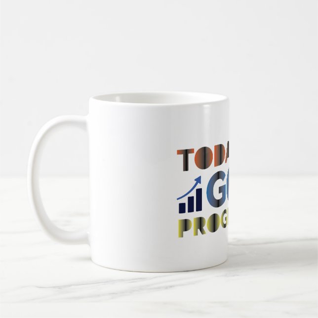Mug Progrès de l'objectif du jour (Gauche)