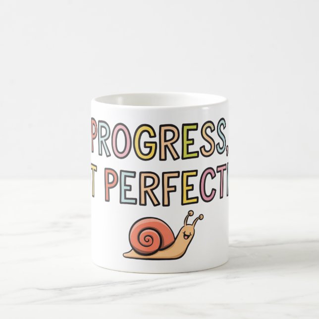 Mug Progrès, pas de perfection (Centre)