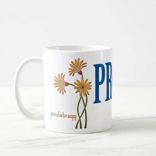 Mug Progrès, pas perfection ! (citation de (Gauche)