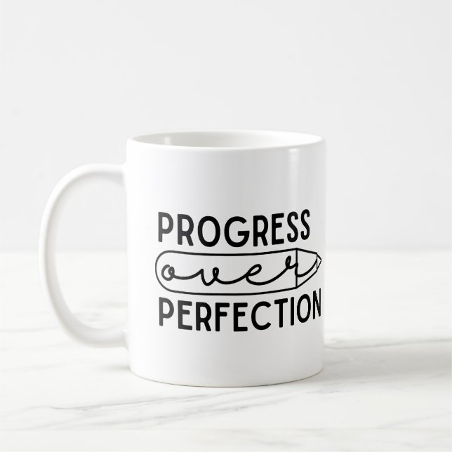 Mug Progrès sur la perfection (Gauche)