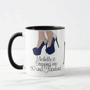 Mug "Progression personnalisée dans 50 et" partie