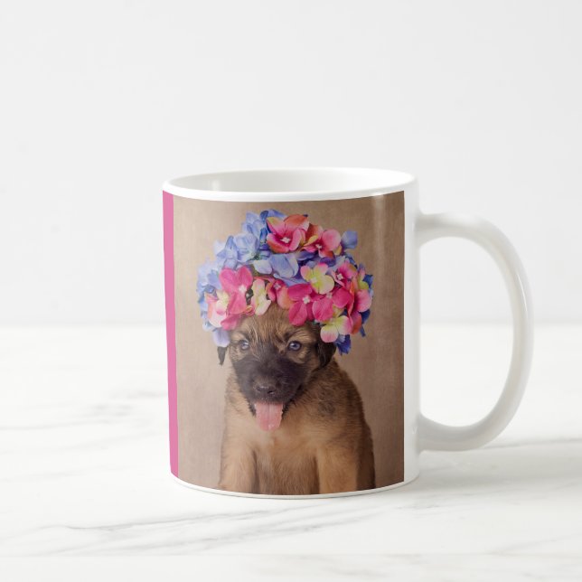 Mug Projet d'animaux familiers d'abri - pistache (Droite)