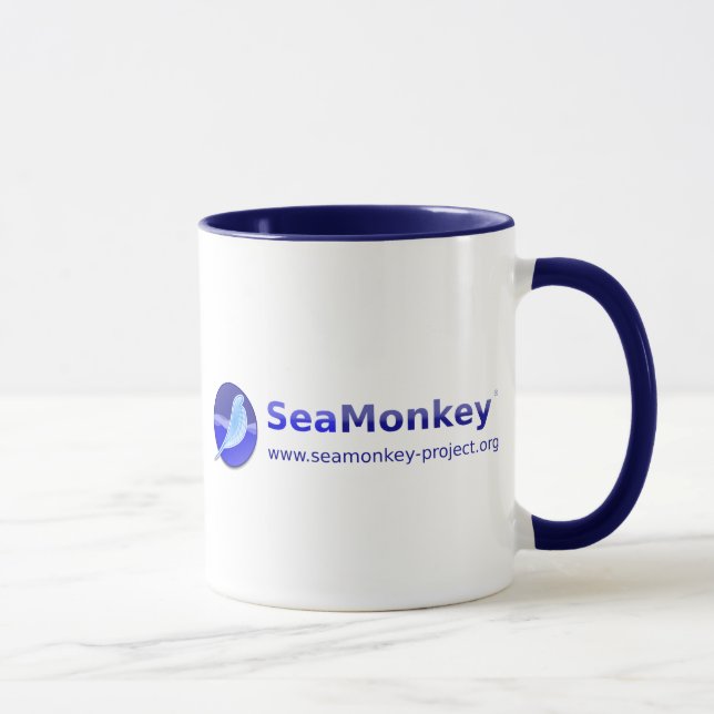 Mug Projet de SeaMonkey - logo horizontal (Droite)
