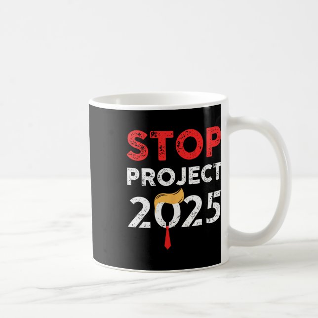 Mug Projet Trump 2025 - Projet anti-Trump 2 (Droite)