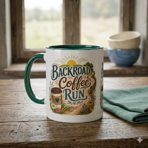 Mug Promenade Café Campagne Folk Sunrise