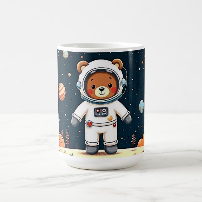 Mug Promenade de Teddy Astronaute sur la Planète (Centre)