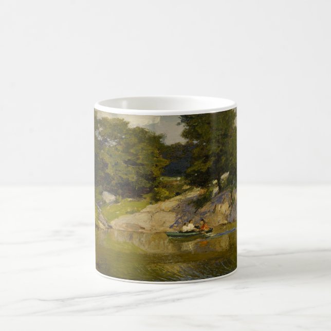 Mug Promenade en bateau sur un lac de Central Park (E. (Centre)