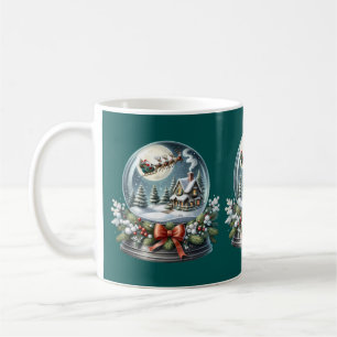 Mug Promenade en traîneau du Père Noël dans un monde m