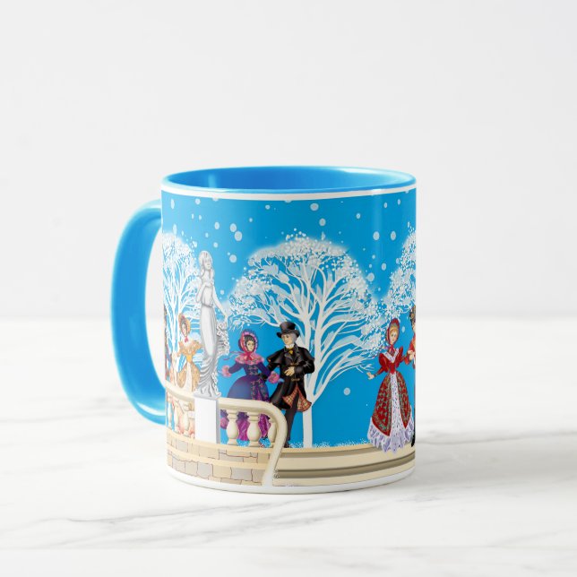 Mug Promenade hivernale (Devant gauche)
