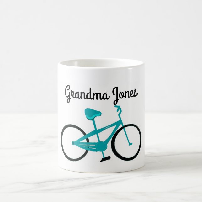 Mug Promenades à vélo de grand-mère (Centre)
