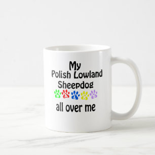 Mug Promenades de chiens de berger polonais Lowland