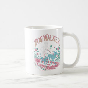 Mug Promeneur de chien squelette avec chiens fantômes