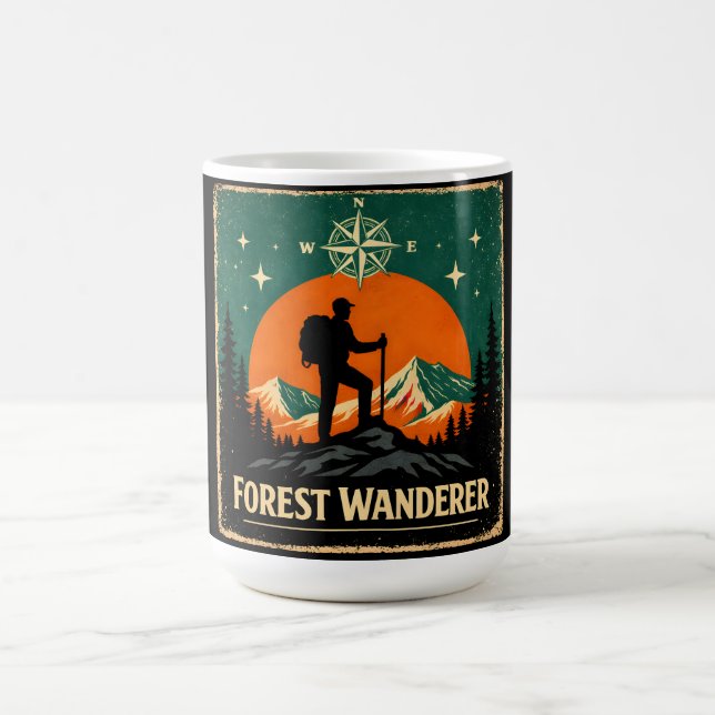 Mug Promeneur de la forêt – Explorateur de la nature d (Centre)
