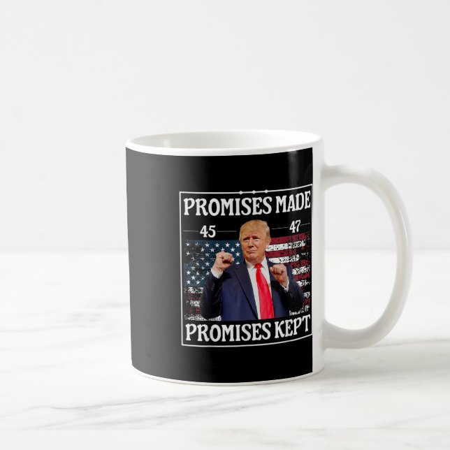 Mug Promesses faites gardées par Trump (Droite)