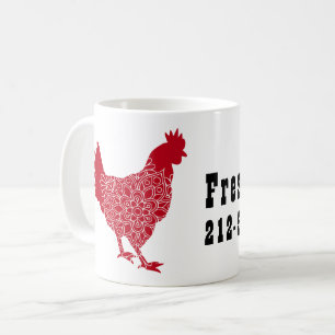Mug Promo oeufs frais de poulet rouge