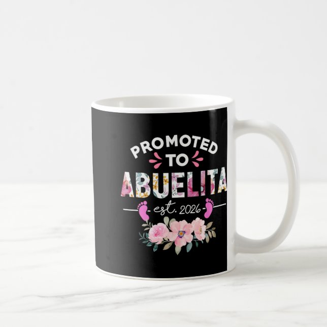 Mug Promoted To Abuelita Est 2026 New Spanish Grandma  (Droite)