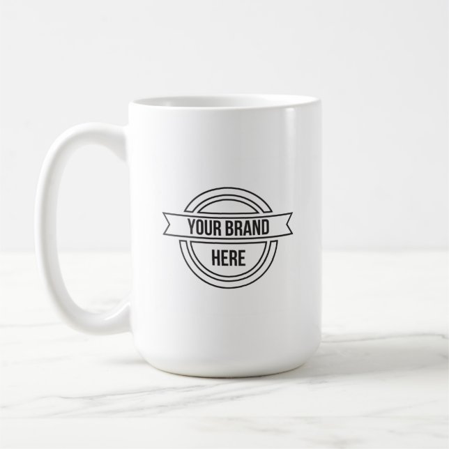 Mug Promotion de logo professionnel personnalisé (Gauche)