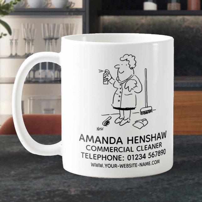 Mug Promotionnels Nettoyeur commercial (Créateur téléchargé)