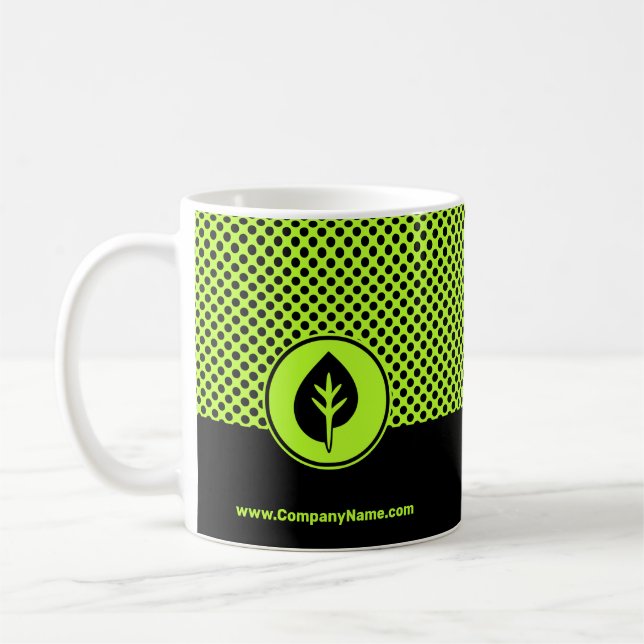 Mug Promotions Lime-Green & Black Entrepreneur (Gauche)