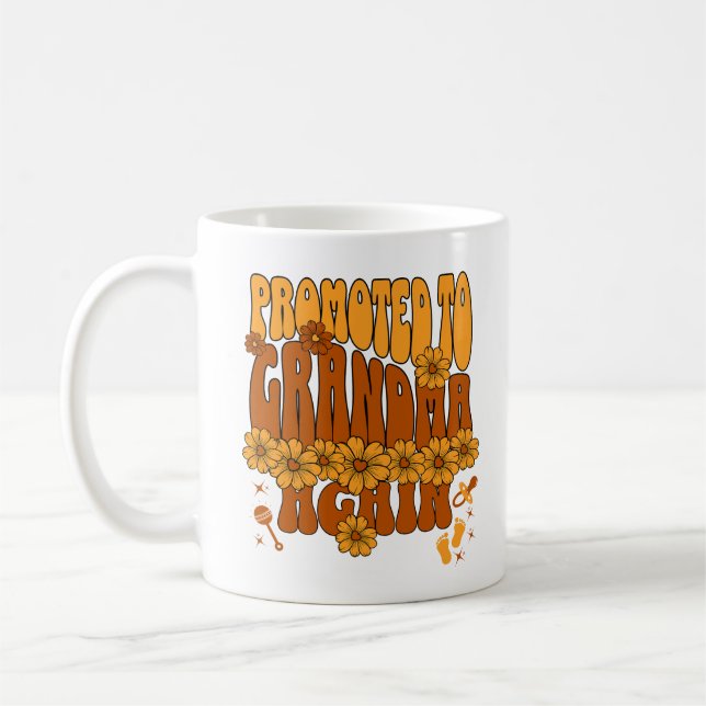 Mug Promu à grand-mère à nouveau fière nouvelle grand- (Gauche)