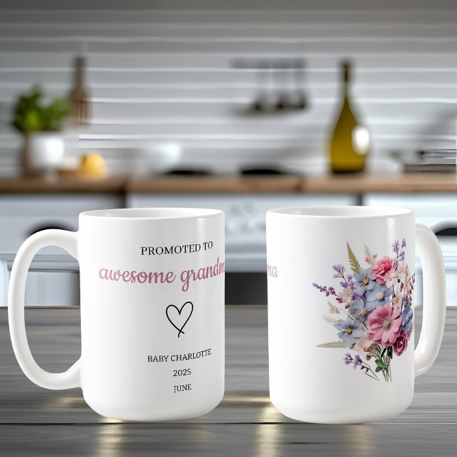 Mug Promu à grand-mère génial Personnalisé (Créateur téléchargé)