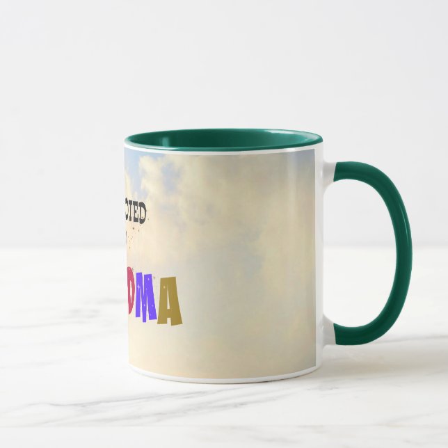 Mug Promu à grand-mère, Pastel Clouds Design (Droite)