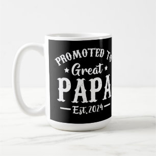 Mug promu à grand papa est t-shirt 2024