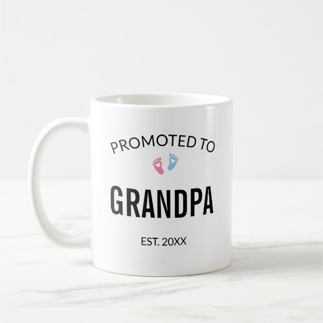 Mug Promu à la Grossesse de grand-père (Gauche)