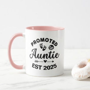 Mug Promu À Tante Est 2025 Dons De Tantes Amusantes
