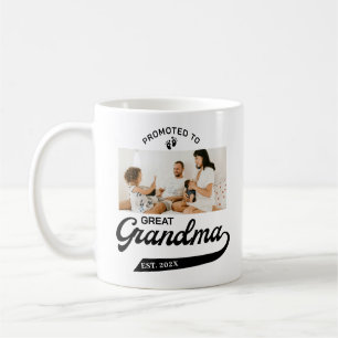 Mug Promu au Faire-part photo de naissance de grand-mè