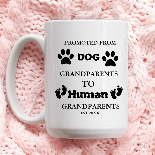 Mug Promu aux grands-parents faire-part de grossesse (Créateur téléchargé)