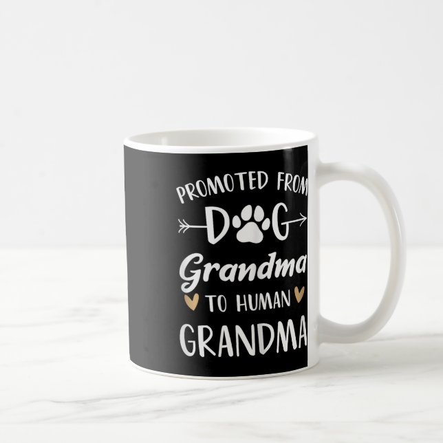 Mug Promu De Grand-Mère De Chien À Grand-Mère Humaine (Droite)