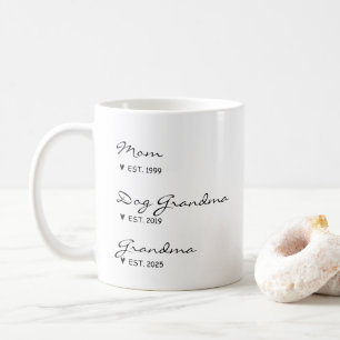 Mug Promu De Grand-Parents De Chien À Grand-Paren Huma