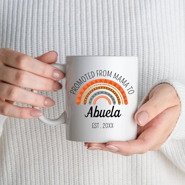 Mug Promu De Mama À Abuela Est 2024 Grand-mère (Créateur téléchargé)