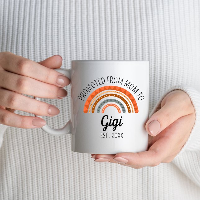 Mug Promu De Maman À Gigi Est 2024 Nouvelle Grand-Mère (Créateur téléchargé)