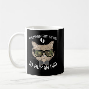 Mug Promu De Papa Chat À Fête des pères Papa Humain
