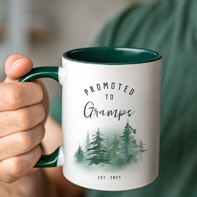 Mug Promu Grand-Père Année Est. (Créateur téléchargé)