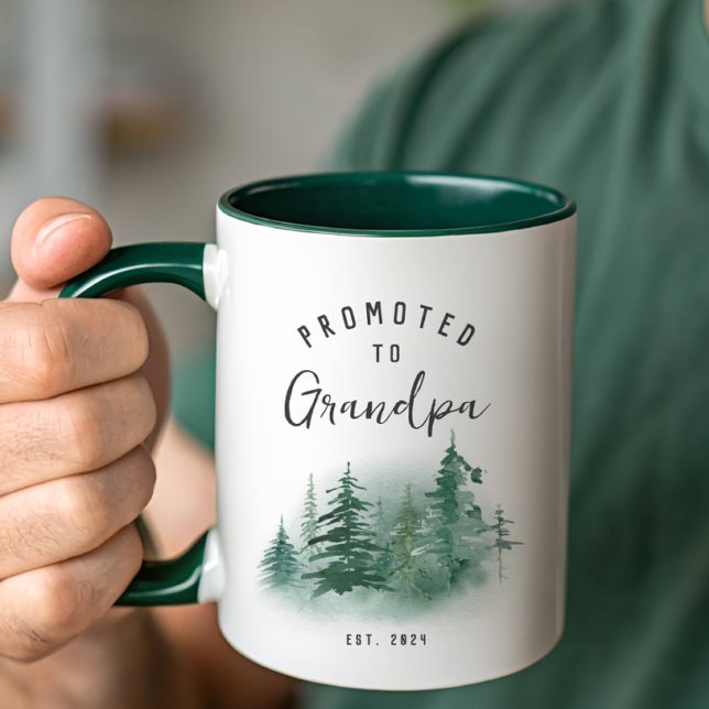 Mug Promu Grand-Père Année Estimée. (Créateur téléchargé)