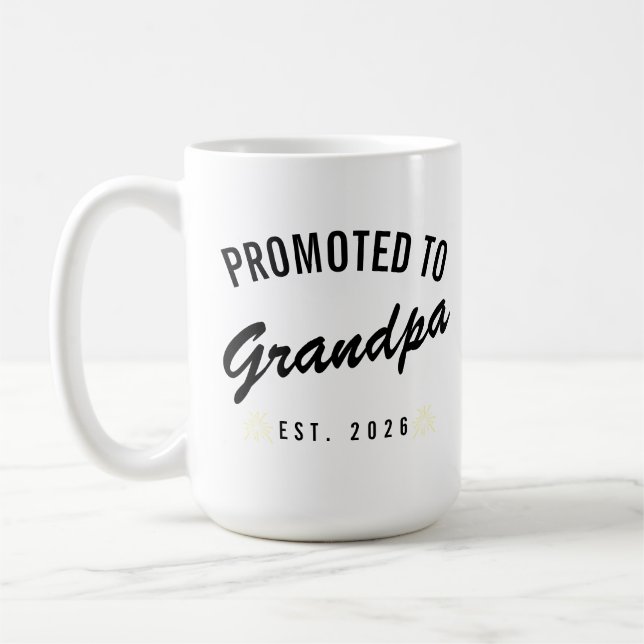 Mug Promu Grand-Père dès 2026 (Gauche)