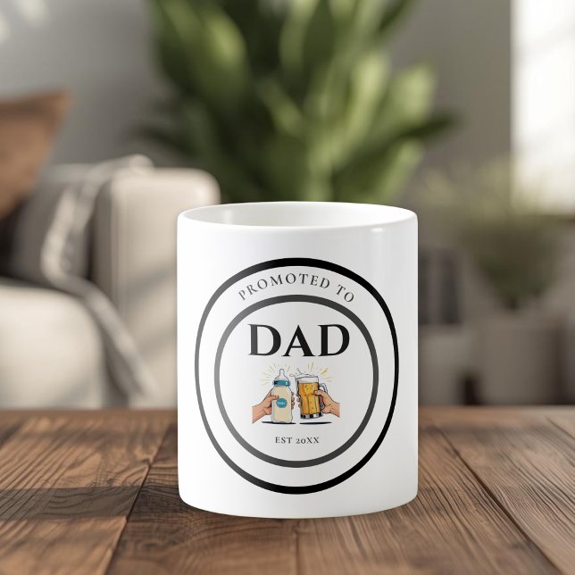 Mug Promu Papa en 2026 Cadeau Drôle (Créateur téléchargé)