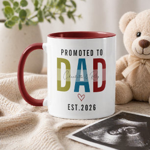 Mug Promu Papa Première fête des pères personnalisée