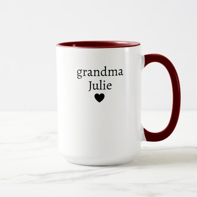 Mug Promu Personnalisé à Grand-mère (Droite)