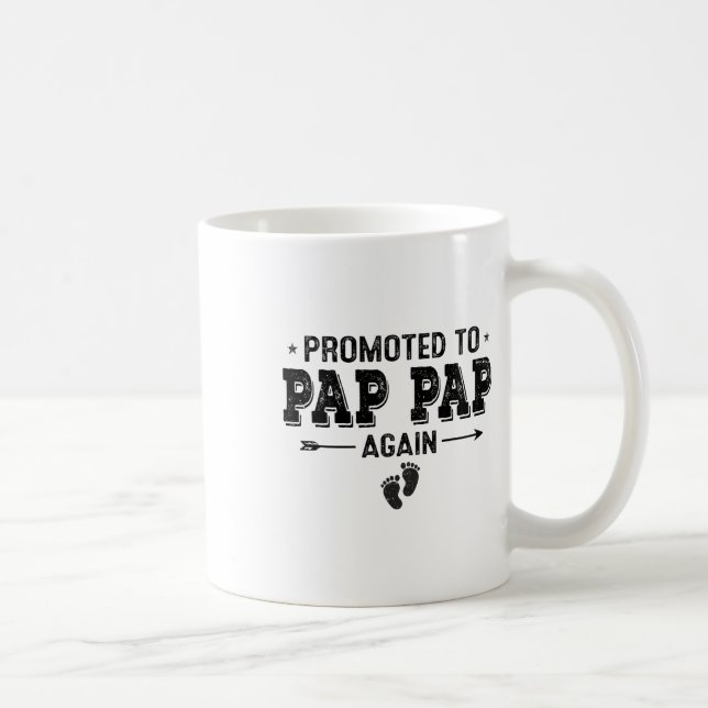 Mug Promu Pour Pap Pap Encore Grand-Parents Byby (Droite)