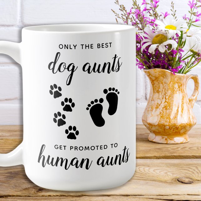 Mug Promu Tante Chien À La Révélation De Grossesse Tan (Créateur téléchargé)