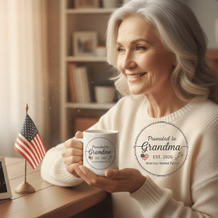 Mug Promue Grand-mère 2026 250e Anniversaire d'Amériqu