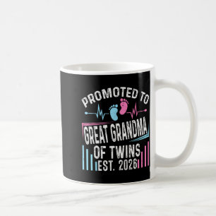 Mug Promue Grand-mère de jumeaux Est 2026 Baby S