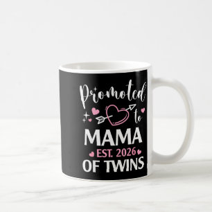 Mug Promue maman de jumeaux en 2026 flèche cœur