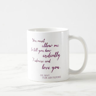Mug Proposal de M. Darcy's - Jane Austen, fierté et
