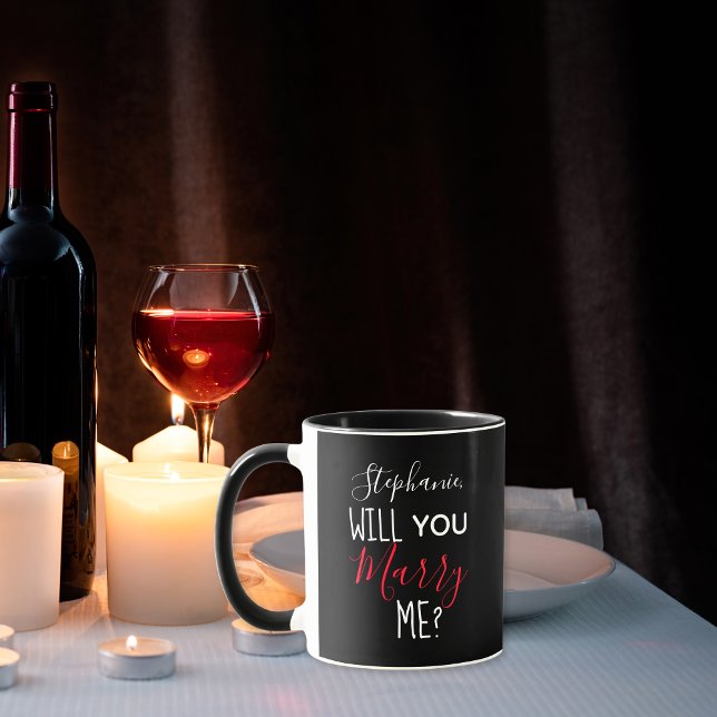 Mug Proposition de mariage personnalisée (Créateur téléchargé)