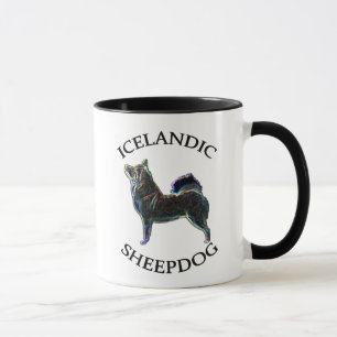 Mug Propriétaire islandais 11oz de chien de berger.